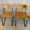 Pair Of Ply And Steel Health Chairs By Herman Sperlich For Ironite