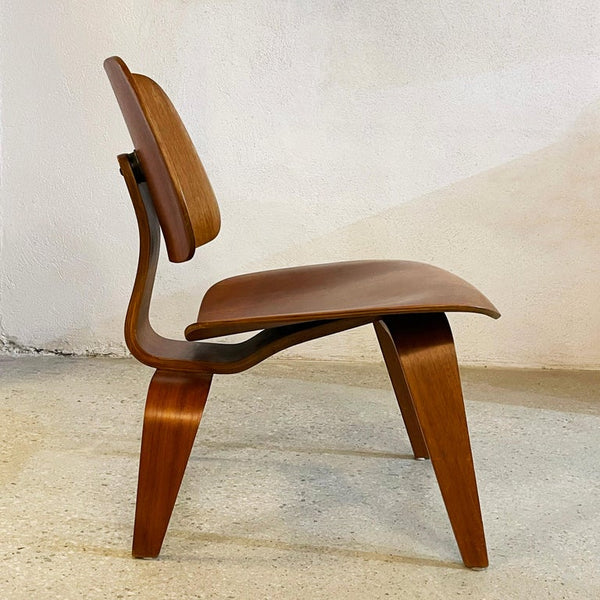 Early Edition Vintage Eames Herman Miller Bentwood LCW Lounge Chair