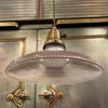 Early 20th Century Industrial Holophane Disc Pendant Light