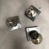Early New York City Gunmetal Copper Subway Wall Sconce Lights