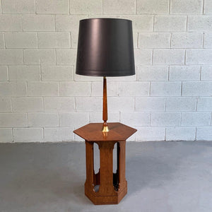 Harvey Probber Hexagonal Floor Lamp Side Table