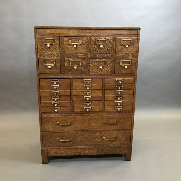 Antique Vintage Tiger Oak File cityFoundry