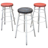 Machine Age Tubular Aluminium Counter Stools By Alcoa Aluminum Co