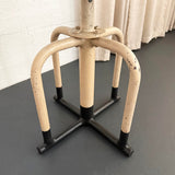 Early 20th Century Industrial Painted Steel Adjustable Apothecary Swivel Stool