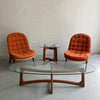 Mid-Century Modern Slipper Chairs By Adrian Pearsall, Craft Associates