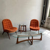 Mid-Century Modern Slipper Chairs By Adrian Pearsall, Craft Associates