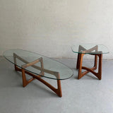 Sculptural Walnut Coffee Table By Adrian Pearsall, Craft Associates