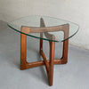 Sculptural Walnut Side Table By Adrian Pearsall, Craft Associates