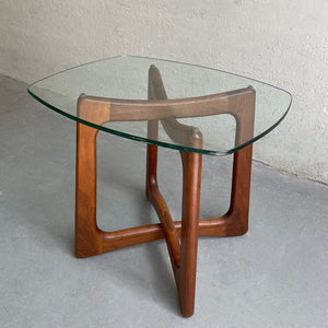 Sculptural Walnut Side Table By Adrian Pearsall, Craft Associates