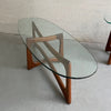 Sculptural Walnut Coffee Table By Adrian Pearsall, Craft Associates