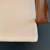 Danish Modern Lattice Back Partner Lounge Chairs By Ib Kofod-Larsen For Selig