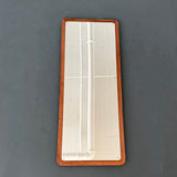 Custom Modern Minimal Walnut Wall Mirror