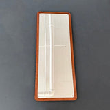 Custom Modern Minimal Walnut Wall Mirror
