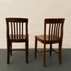 Early 20th Century Clark & Gibby Walnut Library Desk Chairs