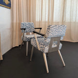 Pair of Mid-Century Modern Aluminum Armchairs By GoodForm
