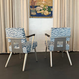 Pair of Mid-Century Modern Aluminum Armchairs By GoodForm