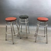 Machine Age Tubular Aluminium Counter Stools By Alcoa Aluminum Co
