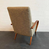 Mid-Century Modern Bentwood Upholstered Armchair By Jaroslav Smidek