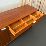 Mid-Century Modern Walnut Dresser Credenza By George Nelson For Herman Miller