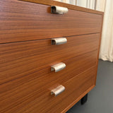 Mid-Century Modern Walnut Dresser Credenza By George Nelson For Herman Miller