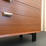 Mid-Century Modern Walnut Dresser Credenza By George Nelson For Herman Miller