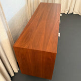 Mid-Century Modern Walnut Dresser Credenza By George Nelson For Herman Miller