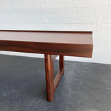 Rosewood "Krobo" Table/Bench By Torbjørn Afdal For Bruksbo, Norway