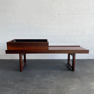 Rosewood "Krobo" Table/Bench By Torbjørn Afdal For Bruksbo, Norway