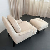 Mid-Century Modern Lounge Chair Ottoman Set By Roger Sprunger For Dunbar