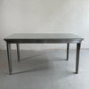 Industrial Midcentury Brushed Steel Police Desk