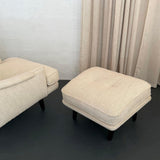 Mid-Century Modern Lounge Chair Ottoman Set By Roger Sprunger For Dunbar