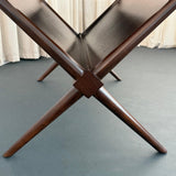 T. H. Robsjohn-Gibbings Mid-Century Modern Magazine Rack Side Table, Widdicomb