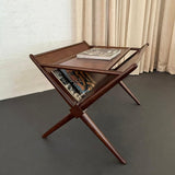T. H. Robsjohn-Gibbings Mid-Century Modern Magazine Rack Side Table, Widdicomb
