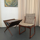 T. H. Robsjohn-Gibbings Mid-Century Modern Magazine Rack Side Table, Widdicomb