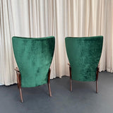 Pair Of High Back 2224-C Armchairs By Adrian Pearsall For Craft Associates