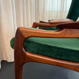 Pair Of High Back 2224-C Armchairs By Adrian Pearsall For Craft Associates