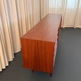 Scandinavian Modern Teak Sideboard Credenza By Erling Torvits For Knud Nielsen