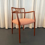 Scandinavian Modern Teak Model 64 Armchair By Niels Otto Møller