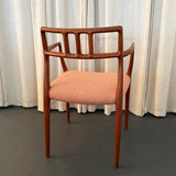 Scandinavian Modern Teak Model 64 Armchair By Niels Otto Møller