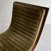 Carter Brothers Walnut Bentwood Scoop Lounge Chairs