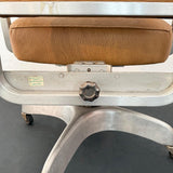 Industrial GoodForm Aluminum Upholstered Office Desk Chair
