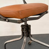 Leather DoMore Industrial Swivel Adjustable Rolling Desk Chair