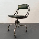 Industrial "Sit Wel" Office Desk Task Chair By Remington Rand