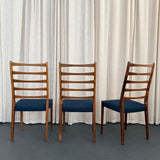 Set Of Twelve Rosewood Ladder-Back Dining Chairs By Svegards Markaryd