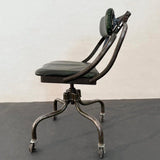Industrial "Sit Wel" Office Desk Task Chair By Remington Rand