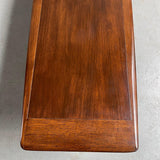 Mid-Century Modern Walnut Surfboard Coffee Table