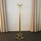 Art Deco Tubular Anodized Aluminum Standing Coatrack By Warren McArthur
