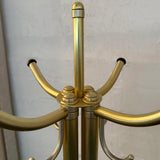 Art Deco Tubular Anodized Aluminum Standing Coatrack By Warren McArthur