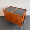 Danish Modern Teak Expandable Bar Cart By Niels Erik Glasdam Jensen