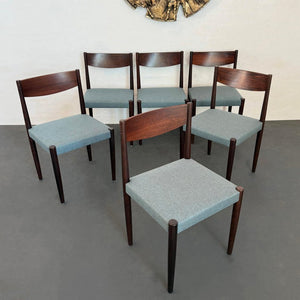 Danish Modern Rosewood Dining Chairs By Poul Volther For Frem Rojle